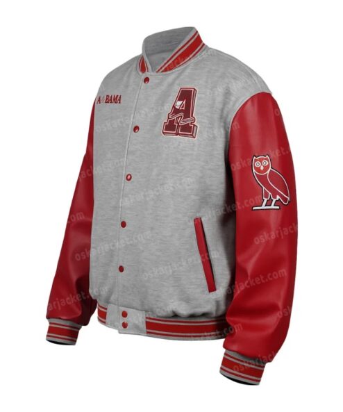 OVO NCAA Alabama Crimson Tide Red Jacket