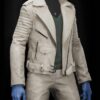 Payday 3 Pearl Leather Biker Jacket on Sale