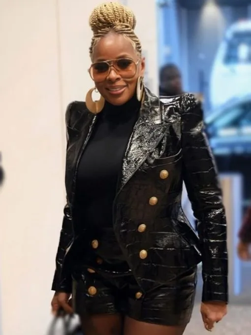 CBS Mornings Mary J. Blige Black Blazer