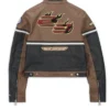 Cactus Jack Leather Jacket Back