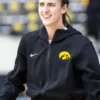Caitlin Clark Hooded Black Jacket