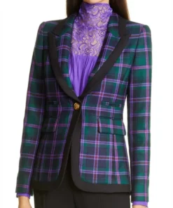 Camila Mendes Riverdale S05 Tartan Blazer