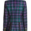 Camila Mendes Riverdale S05 Tartan Blazer back look