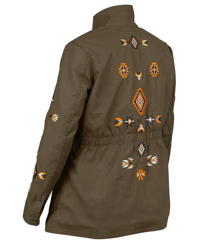 Camilla Luddington TV Series Greys Anatomy Jo Wilson Green Cotton Jacket - Shop Now