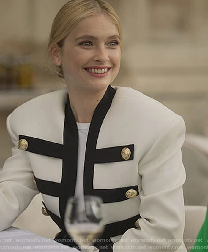 Camille Emily In Paris Military Jacket