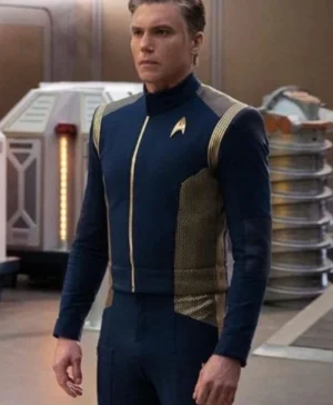 Captain Christopher Pike Star Trek Blue Jacket