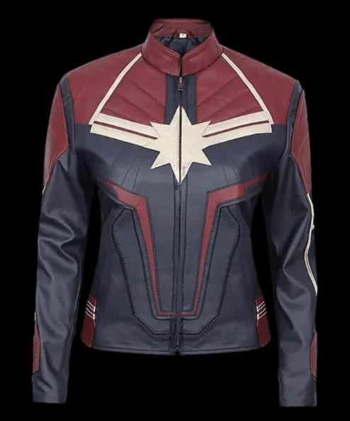 Captain Marvel Carol Danvers PU Leather Jacket