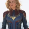 Captain Marvel Carol Danvers PU Leather Jacket Front