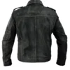 Captain Marvel Mar Vell Distressed Black Jacket Back