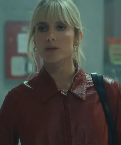 Carole 2023 Wingwomen Brown Leather Jacket