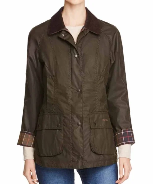 Cassie Dewell Big Sky Olive Green Jacket