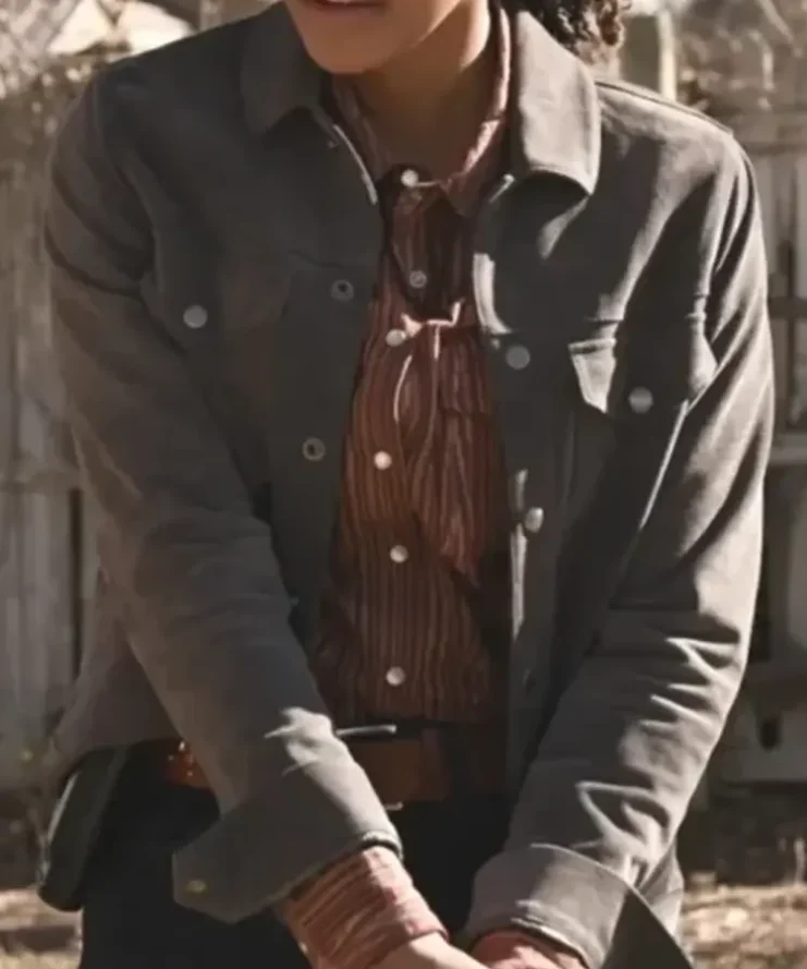 Cassie Dewell Big Sky Suede Women Trucker Jacket