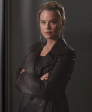 Cassie Holt Cult Killer 2024 Black Leather Jacket