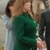 Catherine-Tate-Tv-Series-Queen-Of-Oz-2023-Princess-Georgiana-Green-Coat