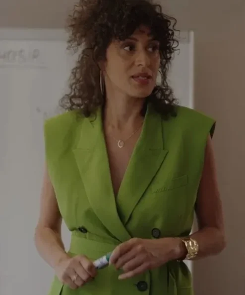 Celine Menville Emily In Paris S03 Suit Front look