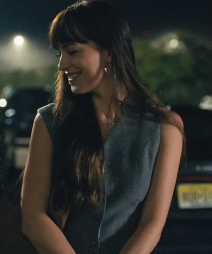 Cha Cha Real Smooth Domino Grey Wool Vest