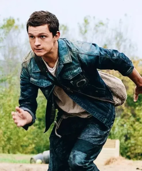 Chaos Walking Tom Holland Blue Denim Utility Jacket