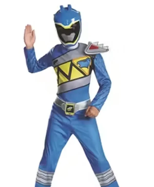 Charge Classic Blue Power Rangers Kids Dinosaur Costume
