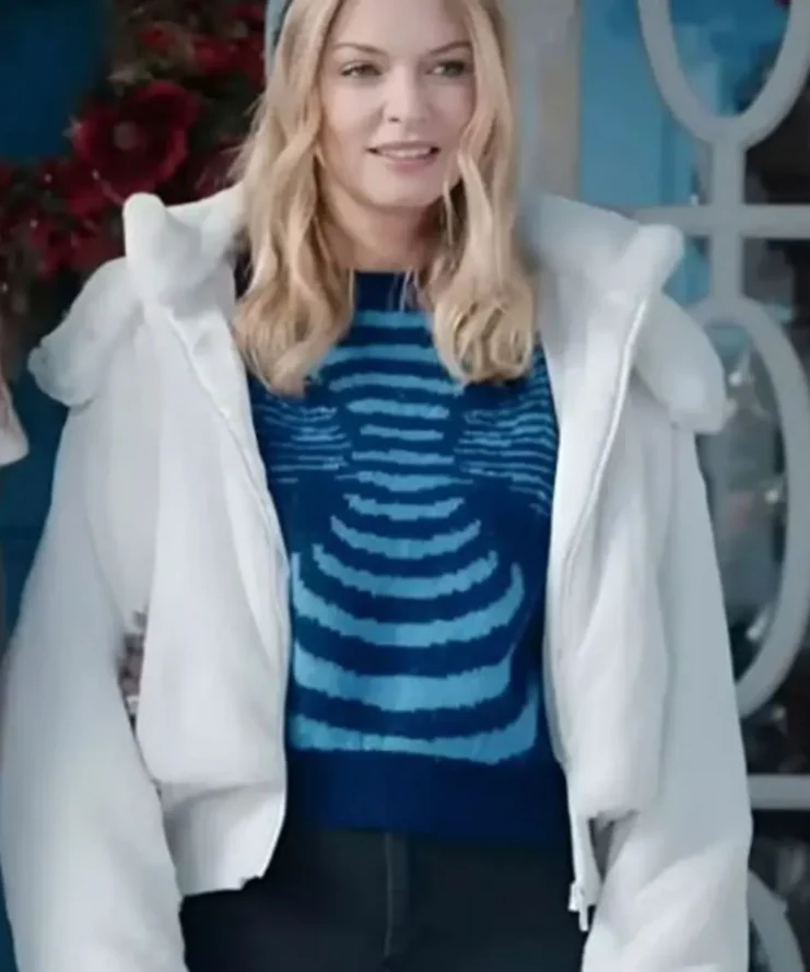 Charlotte-Sanders-Best-Christmas-Ever-2023-White-Jacket