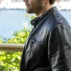 Chesapeake Shores Jesse Metcalfe Black Leather Jacket