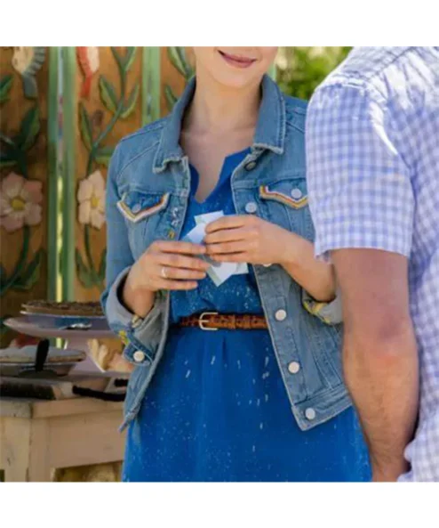 Chesapeake Shores Laci J Mailey Denim Trucker Jacket