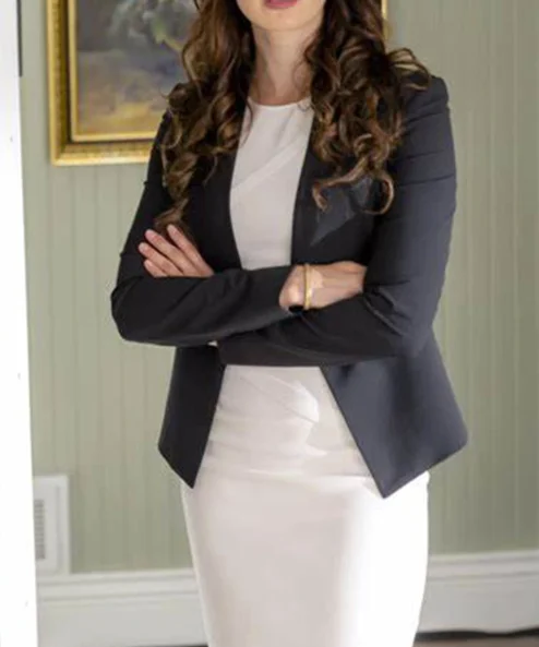 Chesapeake Shores Meghan Ory Black Wool Jacket