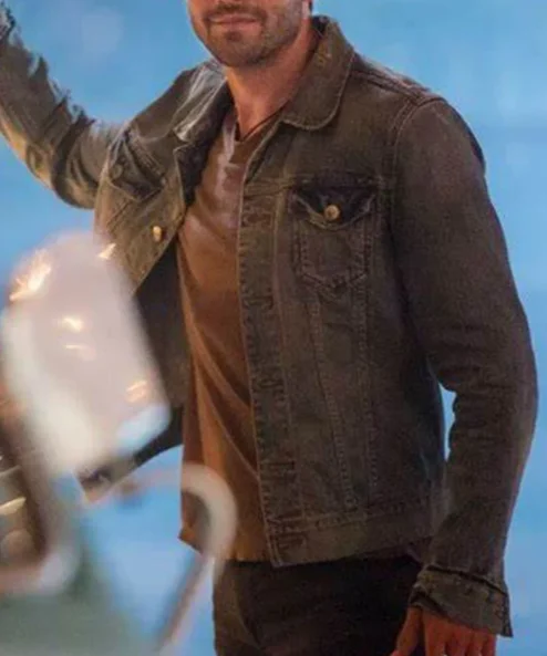 Chesapeake Shores Trace Riley Black Denim Jacket