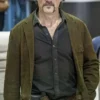 Chicago P.D Elias Koteas Olive Green Suede Leather Jacket
