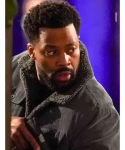 Chicago P.D Kevin Atwater Chicago Grey Shearling Jacket