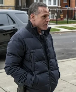Chicago P.D. Jason Beghe Puffer Padded Polyester Jacket