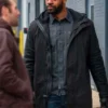 Chicago P.D. LaRoyce Hawkins Black Hooded Cotton Jacket