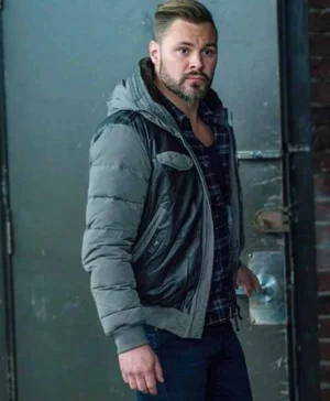 Chicago P.D. Patrick John Flueger Cotton Hooded Jacket