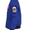 Chicago P.D. Taylor Kinney Blue Quilted Cotton Jacket Left