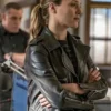 Chicago PD Hailey Upton Black Real Leather Jacket