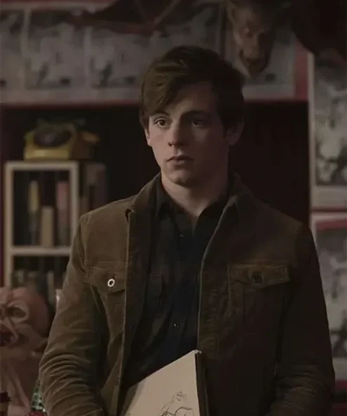 Chilling Adventures of Ross Lynch Sabrina Suede Blazer Coat