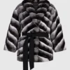 Chinchilla Fur Grey Coat 1