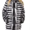 Chinchilla Gray Fur Coat 1