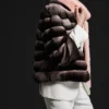 Chinchilla Pink Fur Jacket For Women
