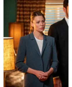 Chloe Decker Lucifer Blue Double Breasted Blazer