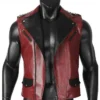 Chris Hemsworth Thor Love and Thunder Leather Biker Vest