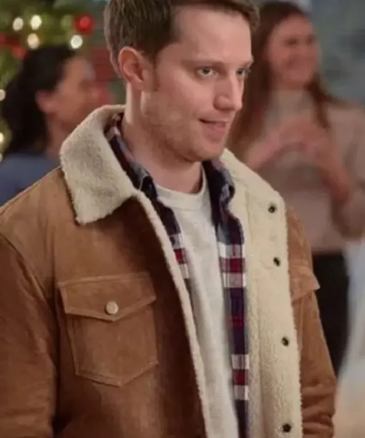 Christmas By Design 2023 Jonathan Keltz Suede Brown Jacket