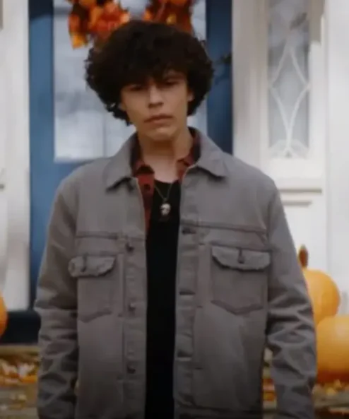 Chucky Jake Wheeler Gray Trucker Denim Jacket