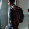 Chucky S02 Devon Evans Brown Jacket side look