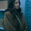 Claire Dunlap The Bear S02 Brown Shearling Jacket