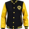 Cobra Kai Karate Kid Moletom Yellow Bomber Letterman Jacket
