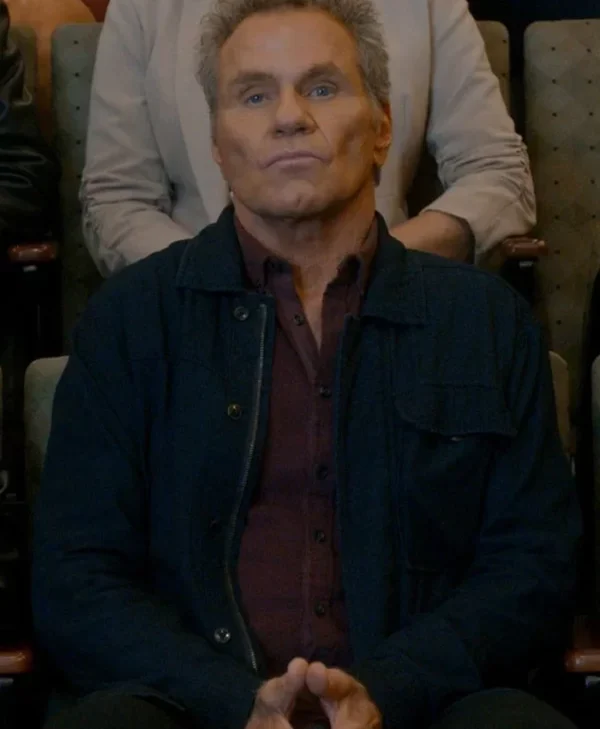 Cobra Kai S03 John Kreese Blue Cotton Jacket