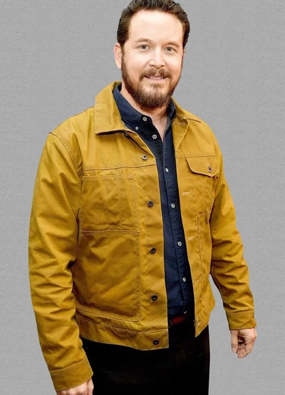 Cole Hauser Yellowstone Rip Wheeler Event Yellow Jacket