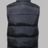 Collingwood Puffer Black Vest back look