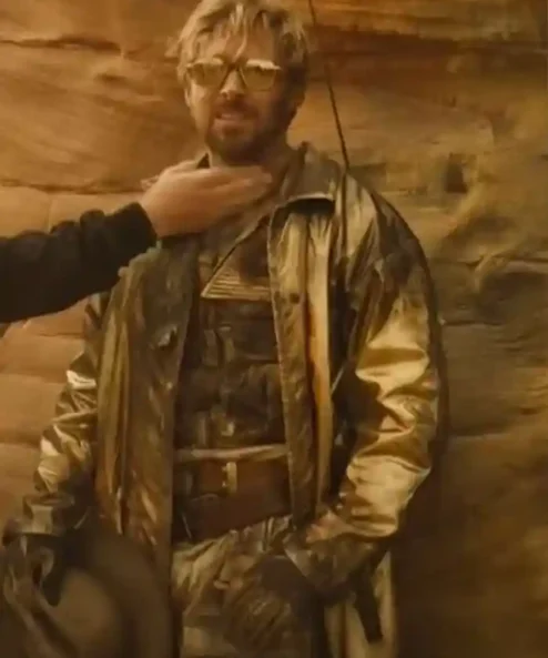 Colt Seavers Golden Leather Coat