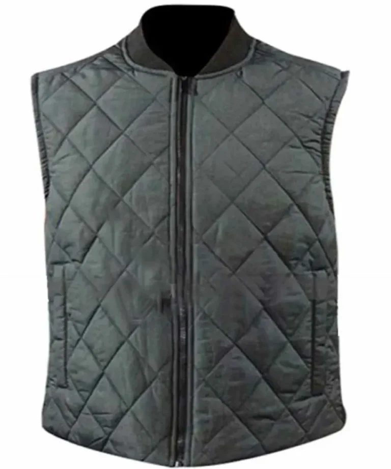 Creed Michael B Jordan Grey Puffer Vest